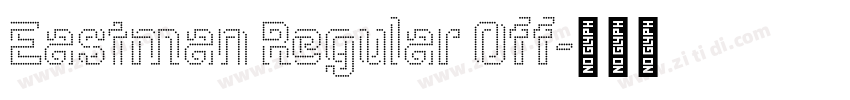 Eastman Regular Off字体转换